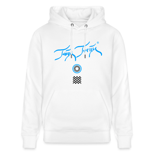 20.03.26 Taijn Toriijn "Surfing North Shore" - StanleyStella-Unisex Bio-Hoodie 2 - Weiß - Weiß
