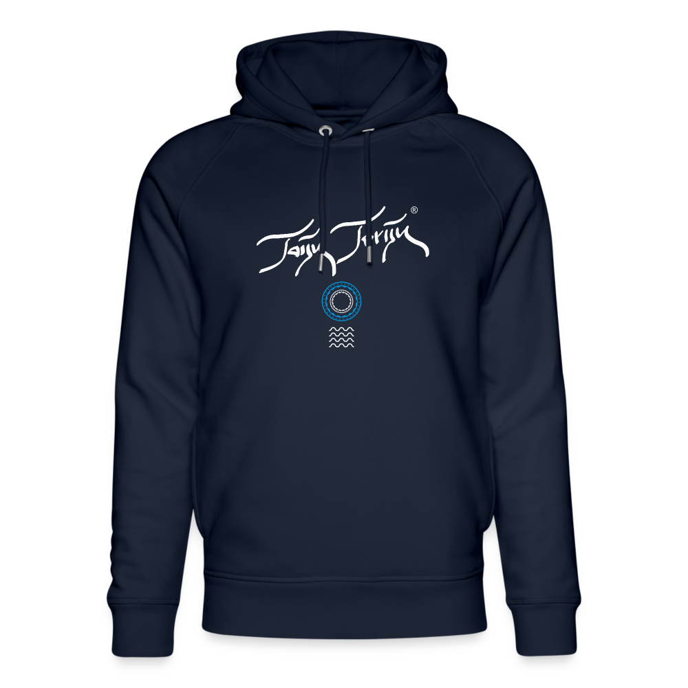 NEUNEU 24.09.24 Taijn Toriijn "Surfing O´ahu" - Unisex Bio-Hoodie - Dunkle Farben - Navy