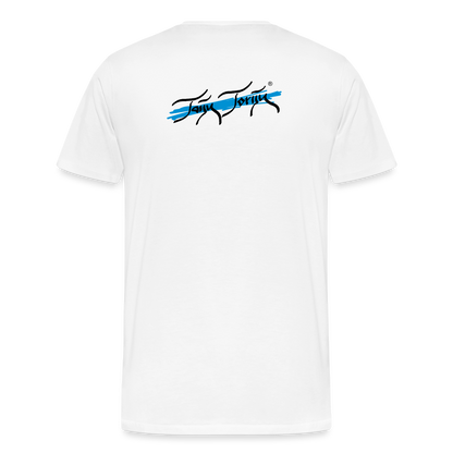 20.09.24 Taijn Torijn - "Mantis - protect nature" - Männer BIO T-Shirt - Weiß & Grau - Weiß