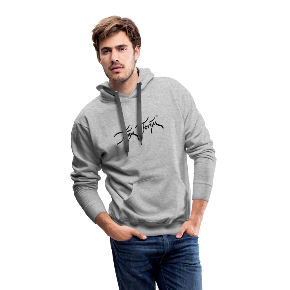 11.09.24 Taijn Torijn "Blacktip Reef Sharks - Bora Bora" - Männer Premium Hoodie - Mint - Grau meliert