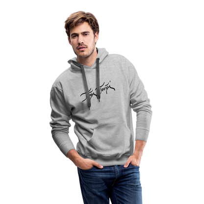 11.09.24 Taijn Torijn "Blacktip Reef Sharks - Bora Bora" - Männer Premium Hoodie - Mint - Grau meliert