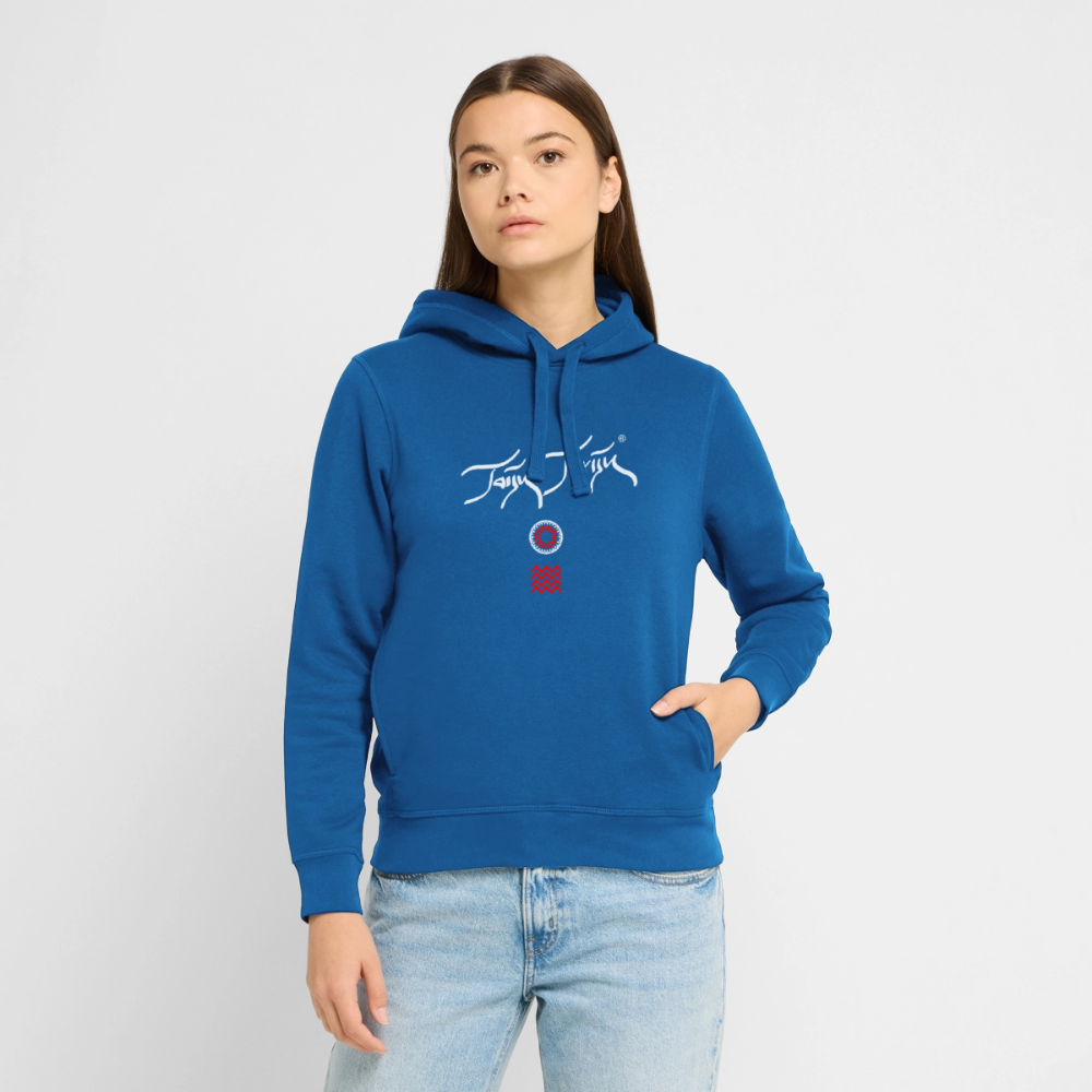 18.03.26 Taijn Toriijn "Surfing North Shore" - StanleyStella-Unisex Bio-Hoodie - Blau - Königsblau