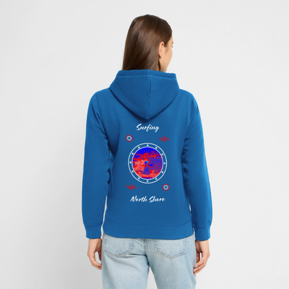 18.03.26 Taijn Toriijn "Surfing North Shore" - StanleyStella-Unisex Bio-Hoodie - Blau - Königsblau