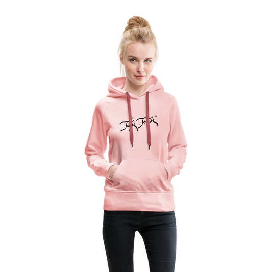 11.09.23 Taijn Torijn - "2 Surfing Girls - O´ahu Hawaii" - DAMEN Premium Hoodie - Kristallrosa