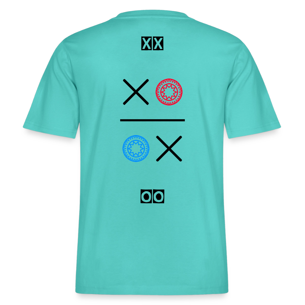 20.03.26 Taijn Torijn "Kisses & Hugs" - Stanley/Stella RELAXED FIT Unisex Bio Rundhals-T-Shirt - Helle Farben - Poolblau