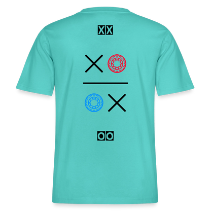 20.03.26 Taijn Torijn "Kisses & Hugs" - Stanley/Stella RELAXED FIT Unisex Bio Rundhals-T-Shirt - Helle Farben - Poolblau