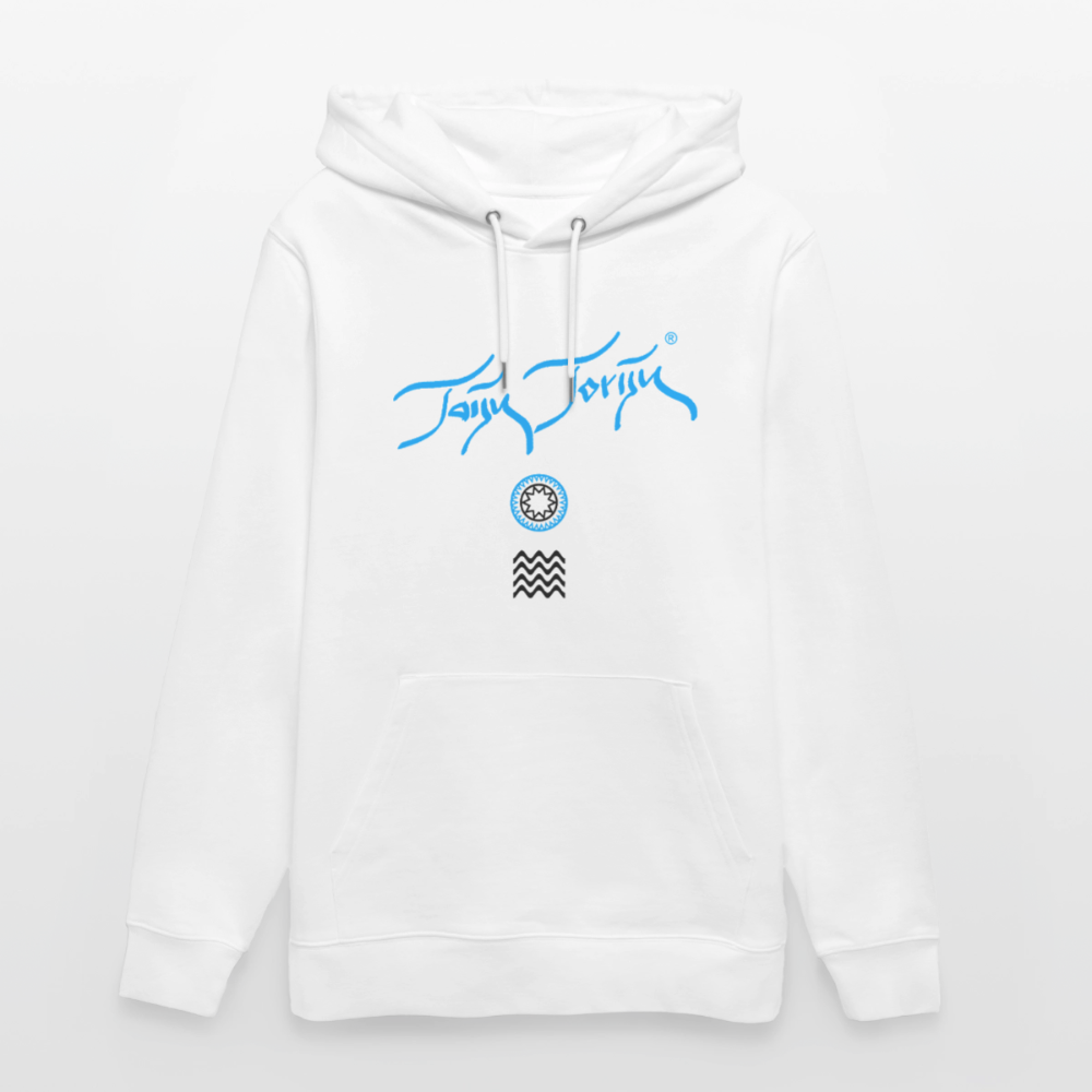 20.03.26 Taijn Toriijn "Surfing North Shore" - StanleyStella-Unisex Bio-Hoodie 2 - Weiß - Weiß