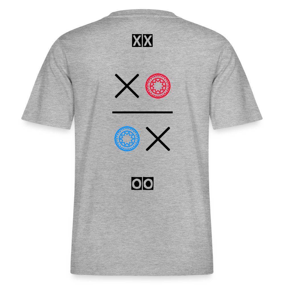 20.03.26 Taijn Torijn "Kisses & Hugs" - Stanley/Stella RELAXED FIT Unisex Bio Rundhals-T-Shirt - Helle Farben - Grau meliert
