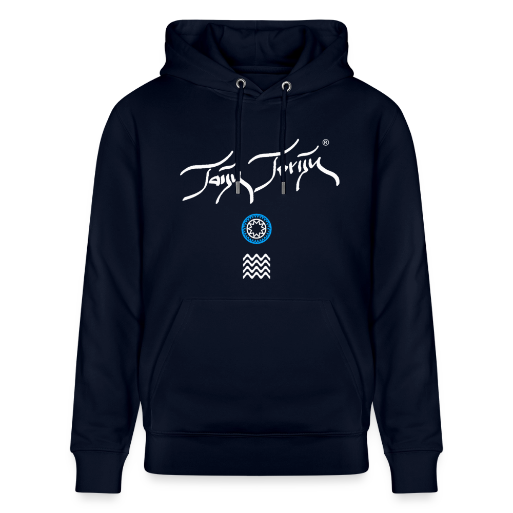 20.03.26 Taijn Toriijn "Surfing North Shore" - StanleyStella-Unisex Bio-Hoodie 2 - Schwarz & Navy - Navy