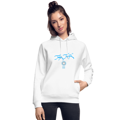 NEUNEUNEU 24.09.24 Taijn Toriijn "Surfing O´ahu" - Unisex Bio-Hoodie - Weiß - Weiß