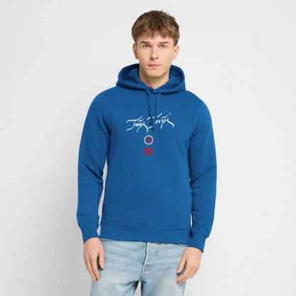18.03.26 Taijn Toriijn "Surfing North Shore" - StanleyStella-Unisex Bio-Hoodie - Blau - Königsblau