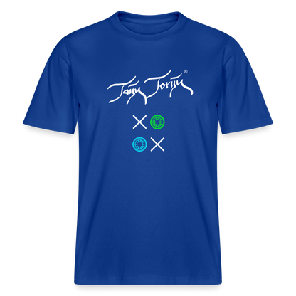 20.03.26 Taijn Torijn "Kisses & Hugs" - Stanley/Stella RELAXED FIT Unisex Bio Rundhals-T-Shirt - Dunkle Farben - Dunkelblau