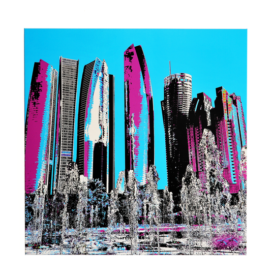 "Skyline Abu Dhabi" - - - OPEN EDITION - - - Canvas