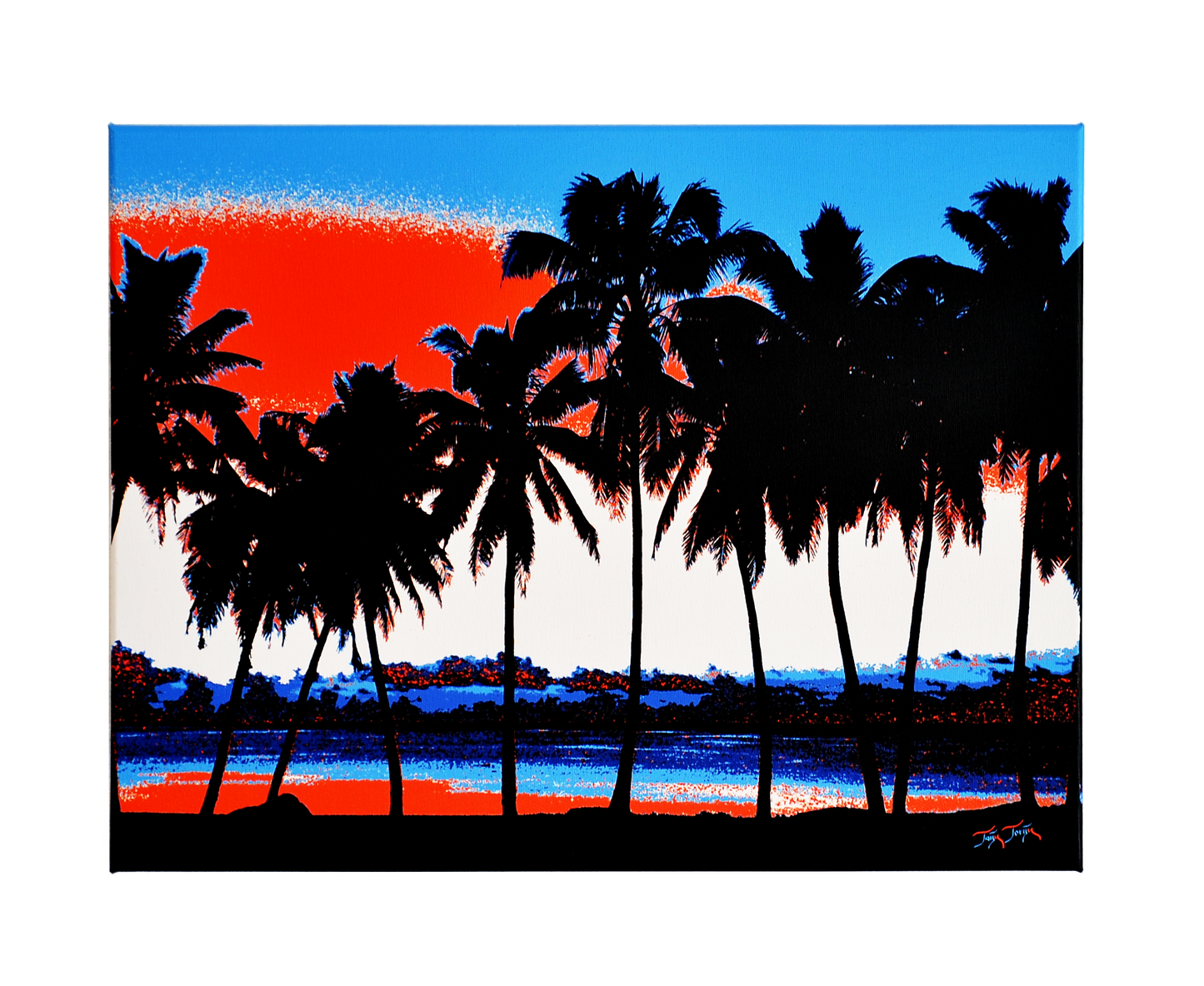 "Sunset Palms - Aitutaki" - - - OPEN EDITION - - - Canvas