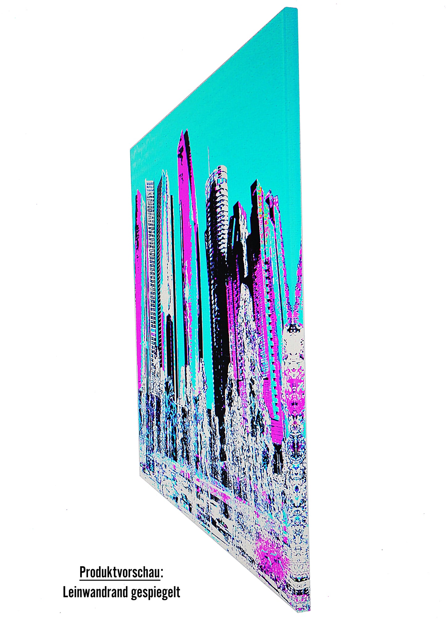 "Skyline Abu Dhabi" - - - OPEN EDITION - - - Leinwand