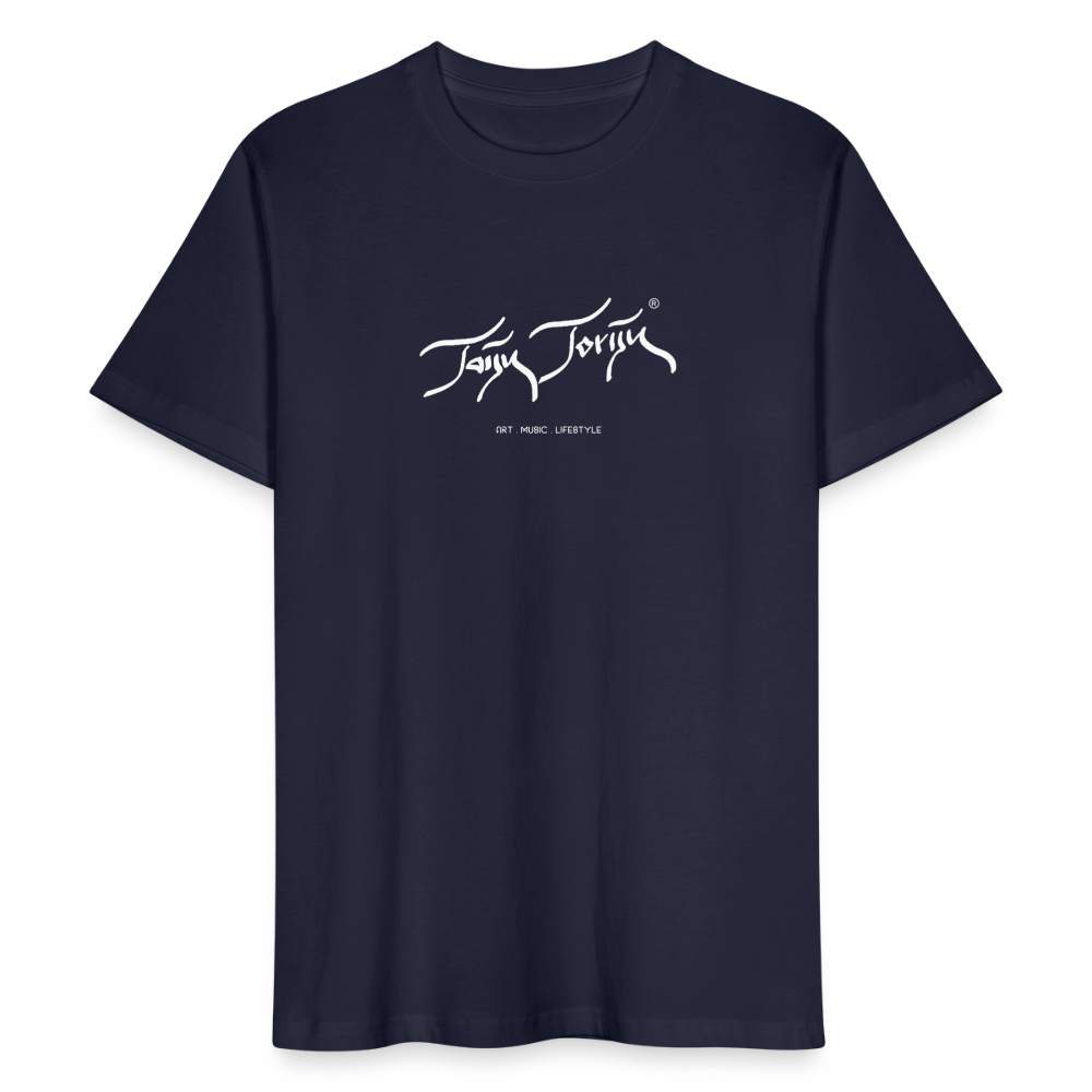 21.09.23 Taijn Torijn "Blacktip Reef Sharks - Bora Bora" - Männer Bio-T-Shirt - Navy