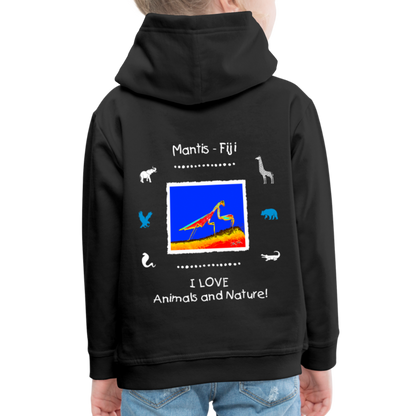 21.09.23 Taijn Torijn "Mantis" KINDER Premium Hoodie - Schwarz