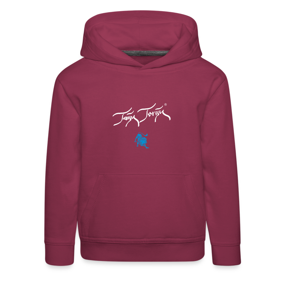 21.09.23 Taijn Torijn "Mantis" KINDER Premium Hoodie - Bordeaux