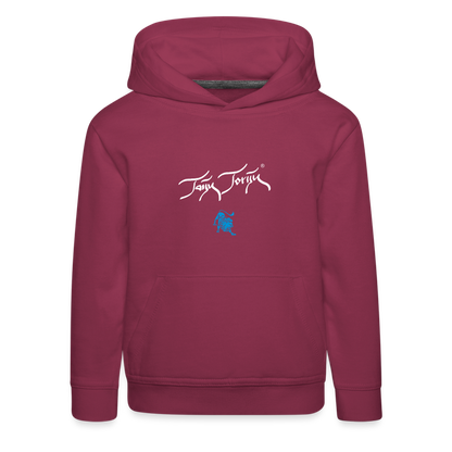 21.09.23 Taijn Torijn "Mantis" KINDER Premium Hoodie - Bordeaux