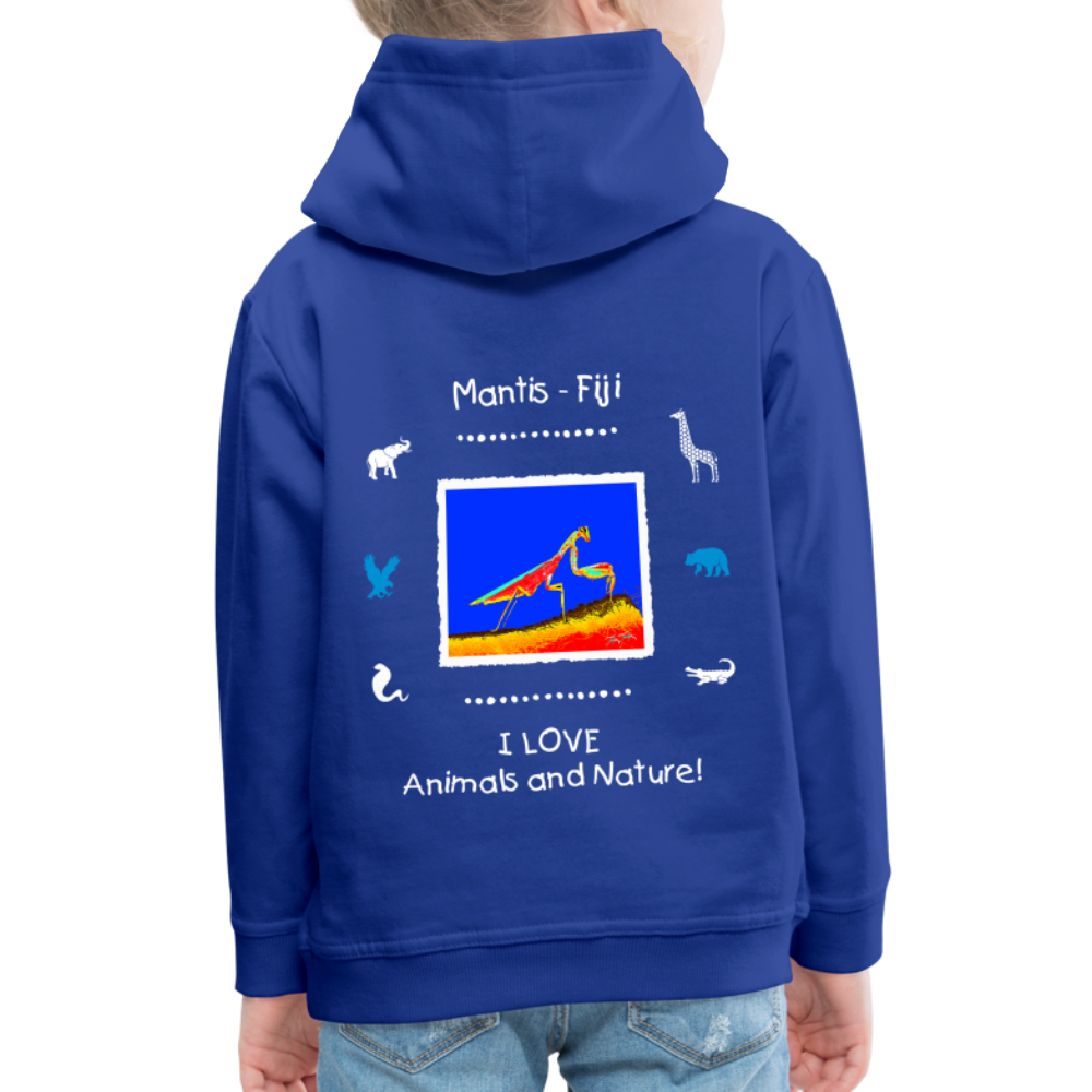 21.09.23 Taijn Torijn "Mantis" KINDER Premium Hoodie - Royalblau