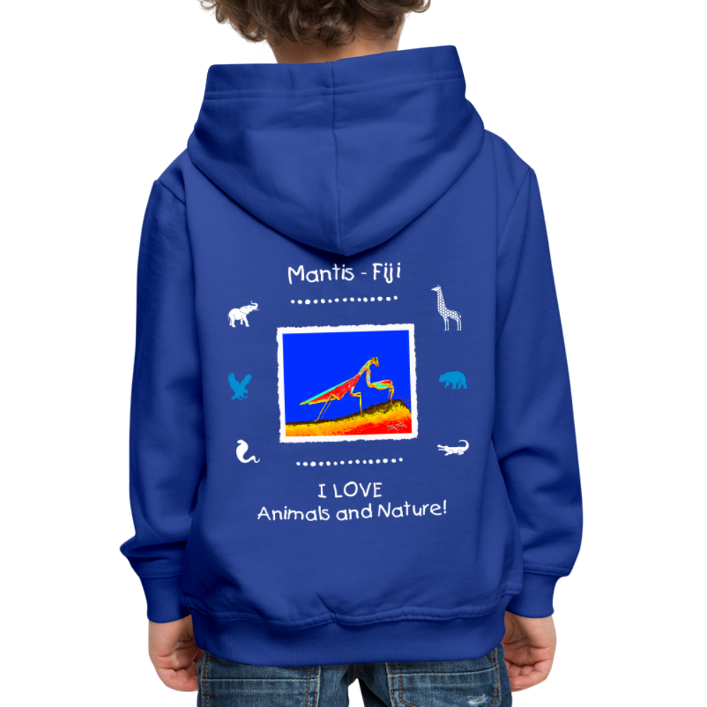 21.09.23 Taijn Torijn "Mantis" KINDER Premium Hoodie - Royalblau