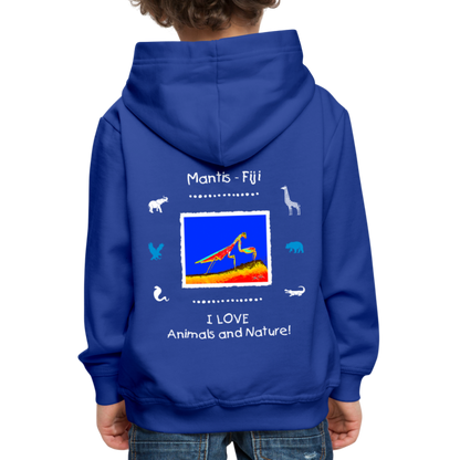 21.09.23 Taijn Torijn "Mantis" KINDER Premium Hoodie - Royalblau