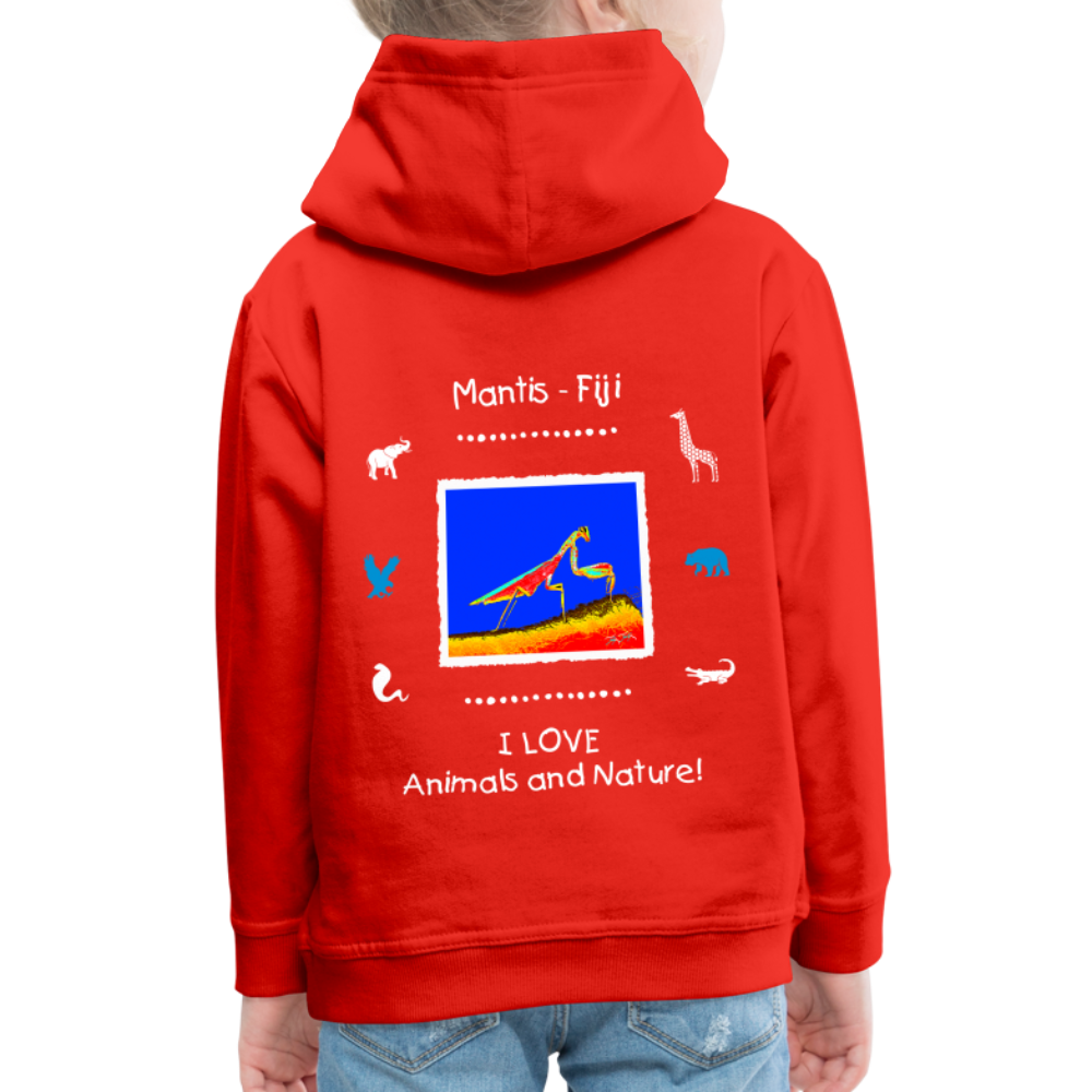 21.09.23 Taijn Torijn "Mantis" KINDER Premium Hoodie - Rot