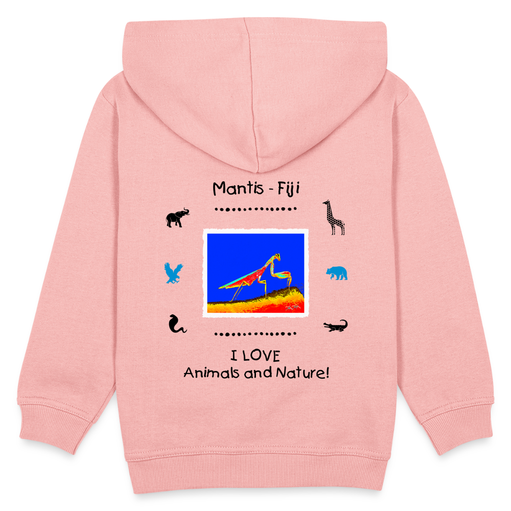 21.09.23 Taijn Torijn "Mantis" KINDER Premium Hoodie PINK - Kristallrosa