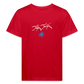 20.10.23 Taijn Torijn "Diver´s Ok - Let´s Go Diving" KINDER Bio T-Shirt Rot - Rot