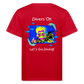20.10.23 Taijn Torijn "Diver´s Ok - Let´s Go Diving" KINDER Bio T-Shirt Rot - Rot