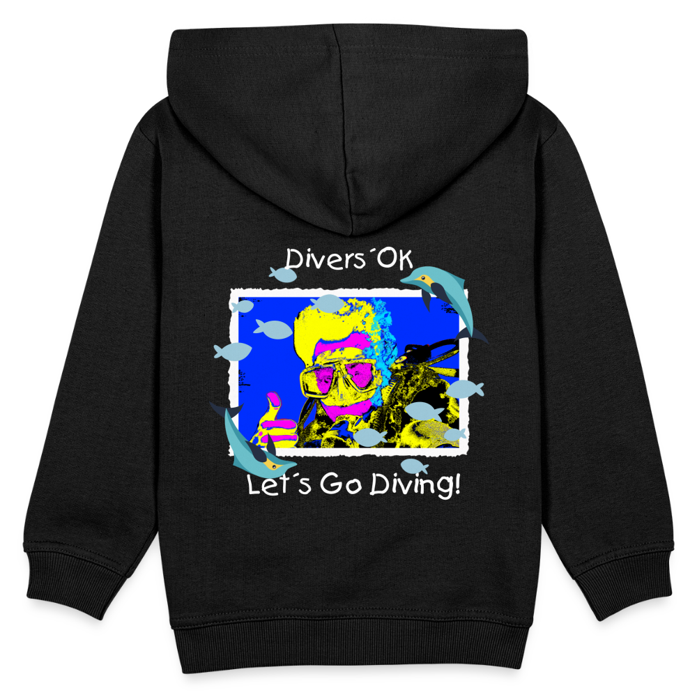 20.10.23 Taijn Torijn "Diver´s Ok - Let´s Go Diving" KINDER Premium Hoodie - Schwarz