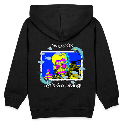 20.10.23 Taijn Torijn "Diver´s Ok - Let´s Go Diving" KINDER Premium Hoodie - Schwarz