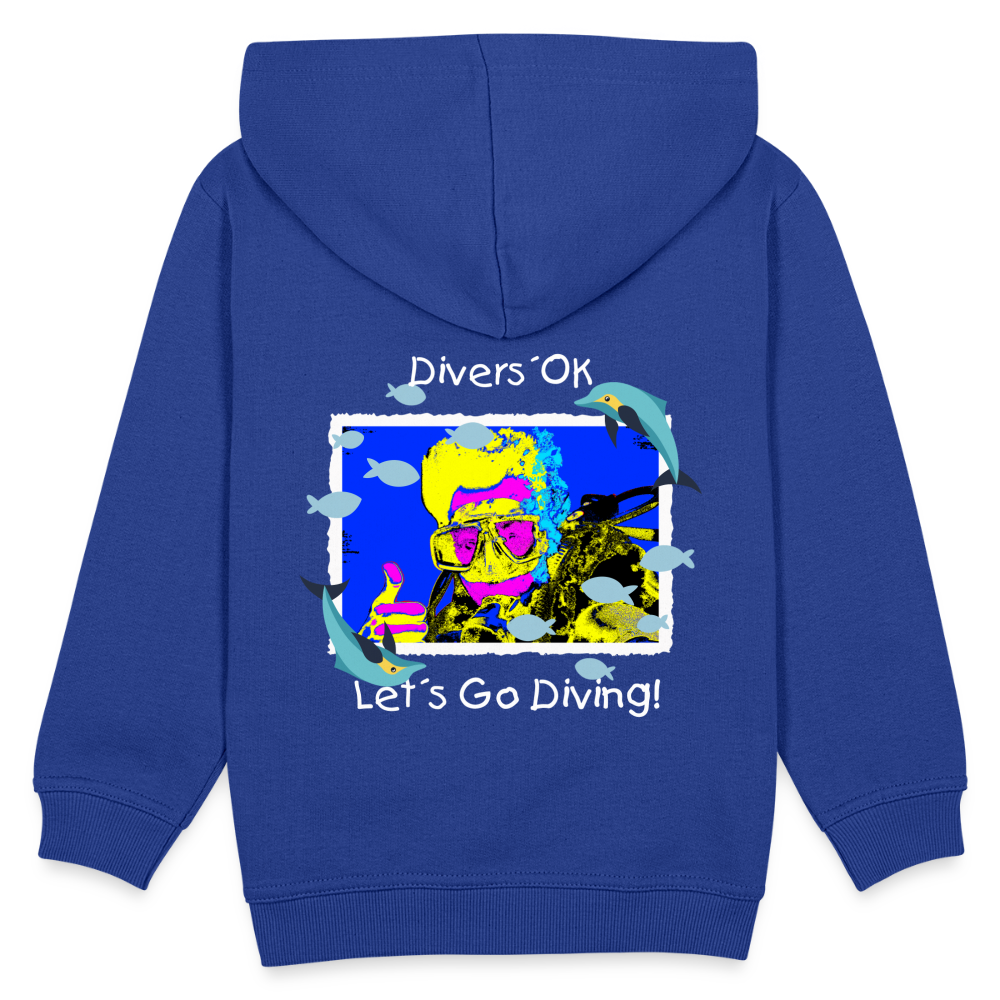 20.10.23 Taijn Torijn "Diver´s Ok - Let´s Go Diving" KINDER Premium Hoodie - Royalblau