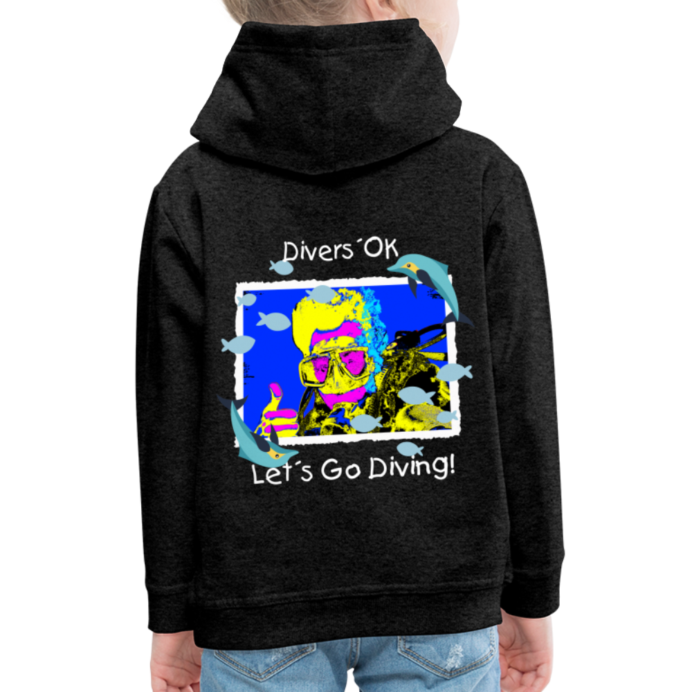 20.10.23 Taijn Torijn "Diver´s Ok - Let´s Go Diving" KINDER Premium Hoodie - Anthrazit