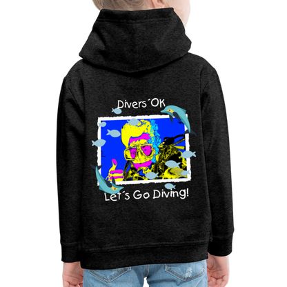 20.10.23 Taijn Torijn "Diver´s Ok - Let´s Go Diving" KINDER Premium Hoodie - Anthrazit