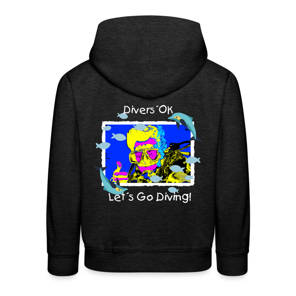 20.10.23 Taijn Torijn "Diver´s Ok - Let´s Go Diving" KINDER Premium Hoodie - Anthrazit