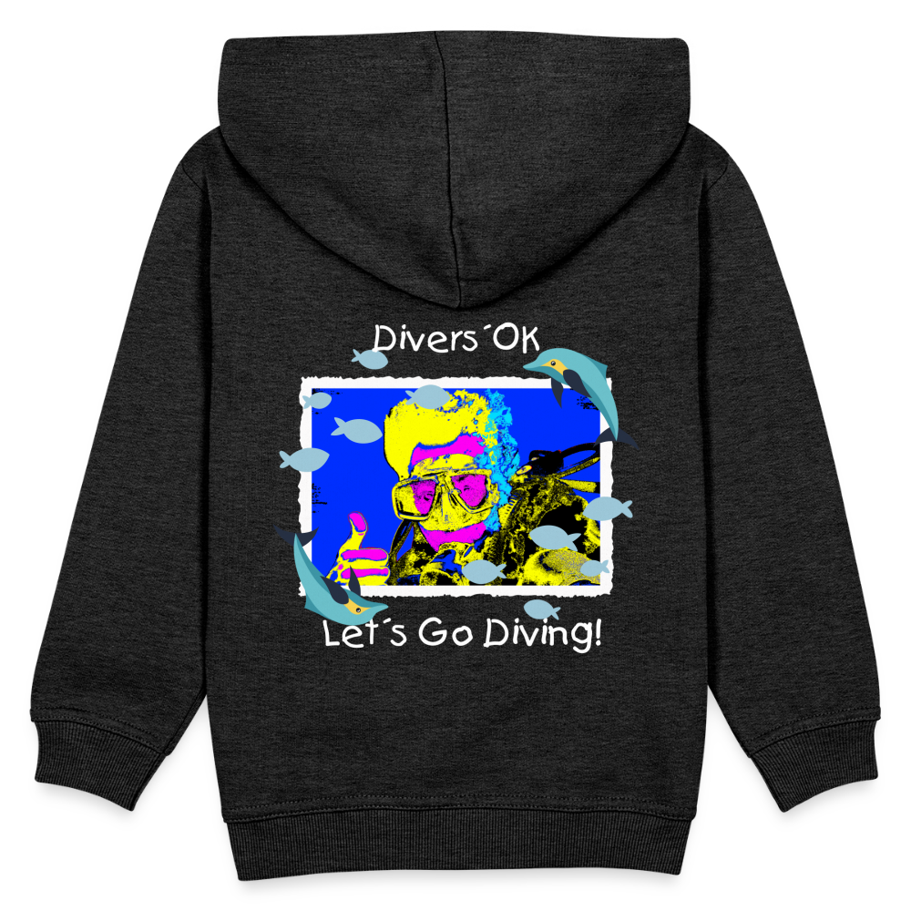 20.10.23 Taijn Torijn "Diver´s Ok - Let´s Go Diving" KINDER Premium Hoodie - Anthrazit