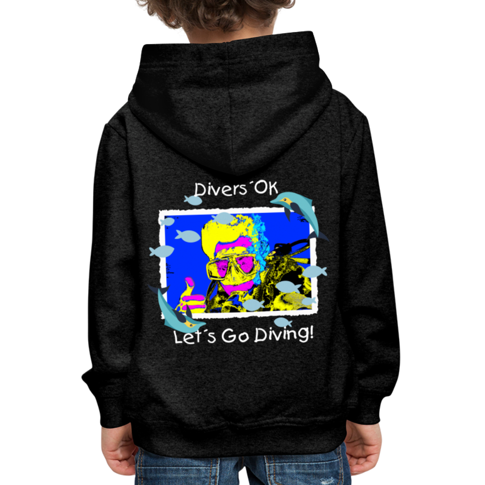 20.10.23 Taijn Torijn "Diver´s Ok - Let´s Go Diving" KINDER Premium Hoodie - Anthrazit