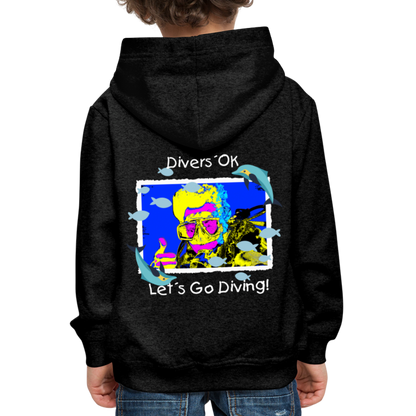 20.10.23 Taijn Torijn "Diver´s Ok - Let´s Go Diving" KINDER Premium Hoodie - Anthrazit