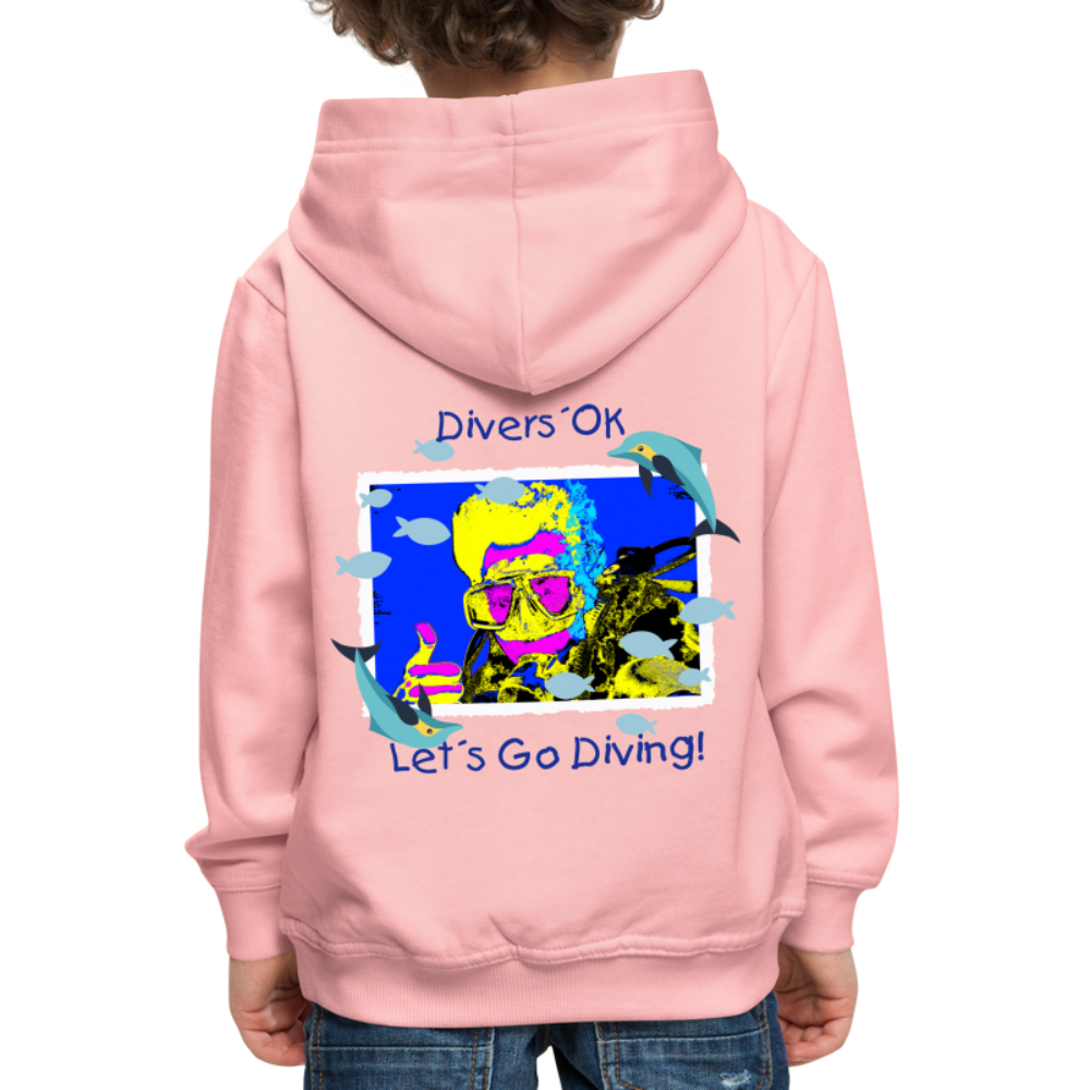 20.10.23 Taijn Torijn "Diver´s Ok - Let´s Go Diving" KINDER Premium Hoodie - Kristallrosa - Kristallrosa