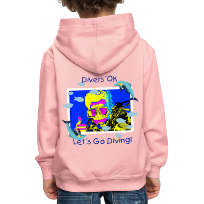 20.10.23 Taijn Torijn "Diver´s Ok - Let´s Go Diving" KINDER Premium Hoodie - Kristallrosa - Kristallrosa