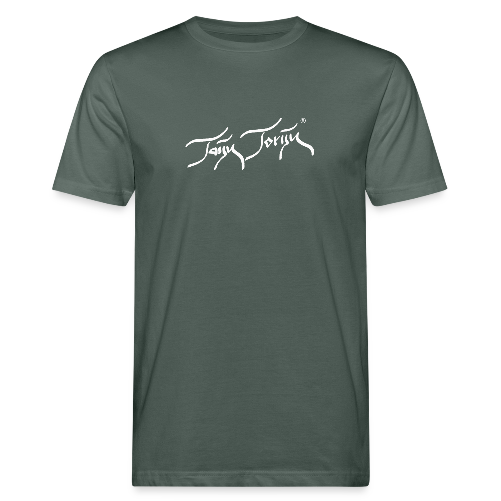 02.11.23 Taijn Torijn "Blacktip Reef Sharks - Bora Bora" - HERREN Premium Hoodie - Dunkle Farben - Graugrün