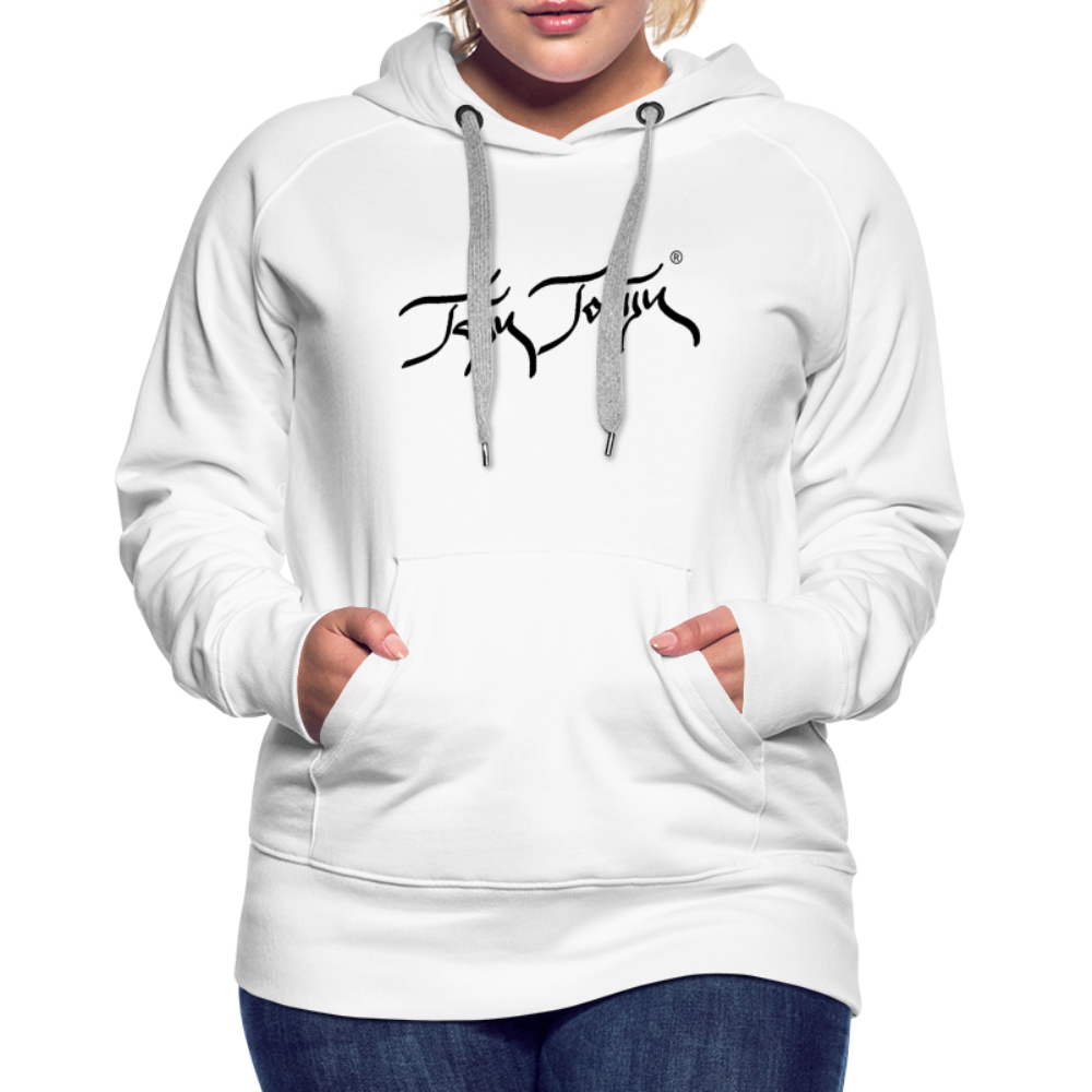 08.11.23 Taijn Torijn "Blacktip Reef Sharks - Bora Bora" - DAMEN Premium Hoodie - Mint - weiß