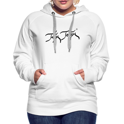 08.11.23 Taijn Torijn "Blacktip Reef Sharks - Bora Bora" - DAMEN Premium Hoodie - Mint - weiß