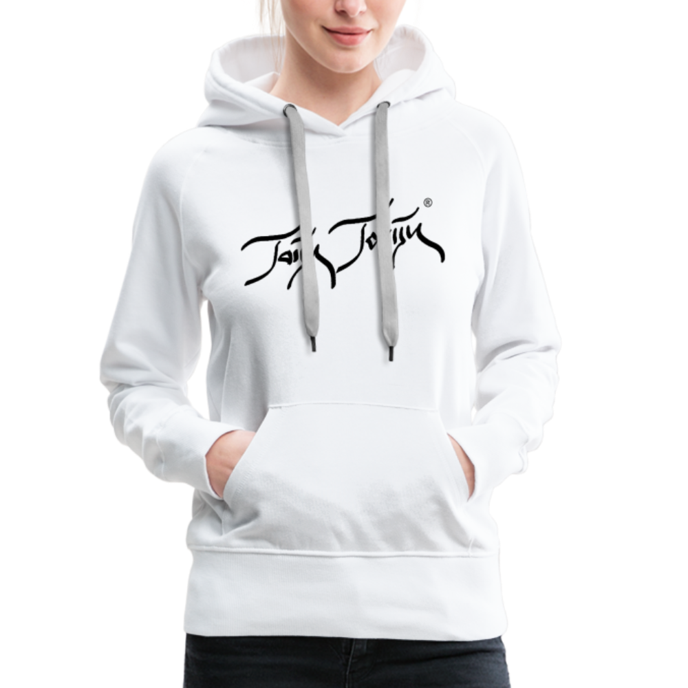 08.11.23 Taijn Torijn "Blacktip Reef Sharks - Bora Bora" - DAMEN Premium Hoodie - Mint - weiß