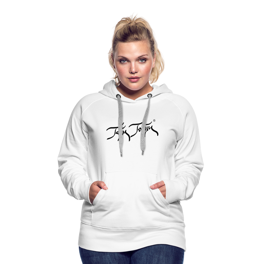 08.11.23 Taijn Torijn "Blacktip Reef Sharks - Bora Bora" - DAMEN Premium Hoodie - Mint - weiß