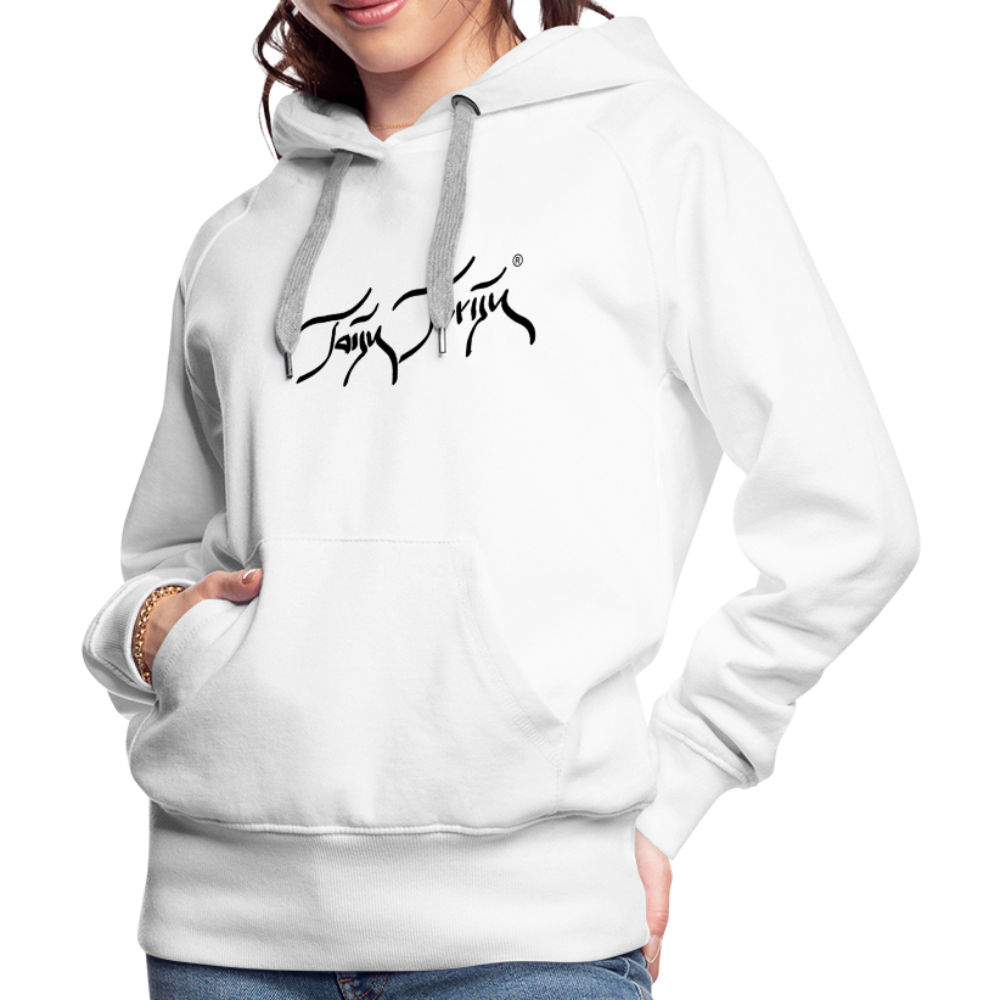 08.11.23 Taijn Torijn "Blacktip Reef Sharks - Bora Bora" - DAMEN Premium Hoodie - Mint - weiß