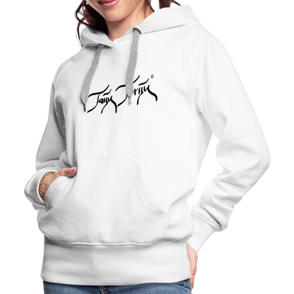 08.11.23 Taijn Torijn "Blacktip Reef Sharks - Bora Bora" - DAMEN Premium Hoodie - Mint - weiß