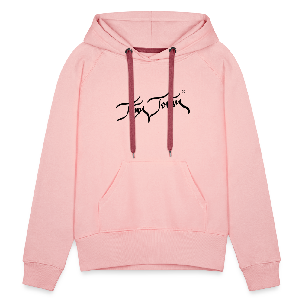 08.11.23 Taijn Torijn "Blacktip Reef Sharks - Bora Bora" - DAMEN Premium Hoodie - Mint - Kristallrosa