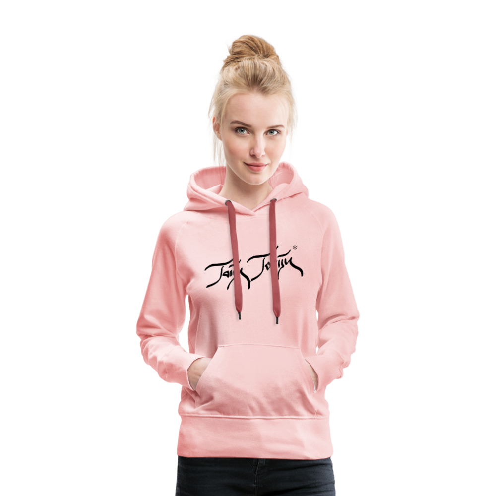 08.11.23 Taijn Torijn "Blacktip Reef Sharks - Bora Bora" - DAMEN Premium Hoodie - Mint - Kristallrosa